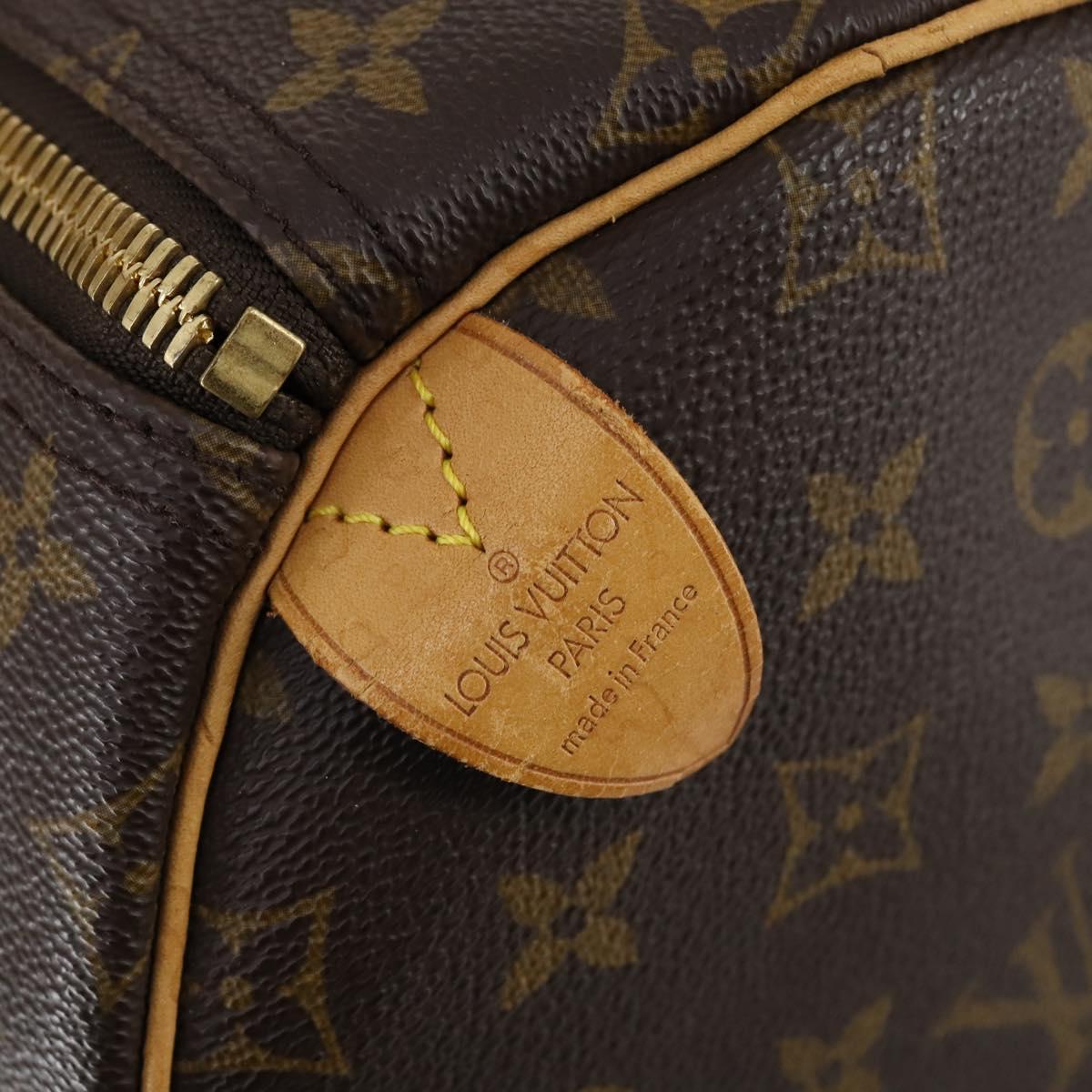 LOUIS VUITTON Monogram Keepall 55 Boston Bag M41424 LV Auth 154817