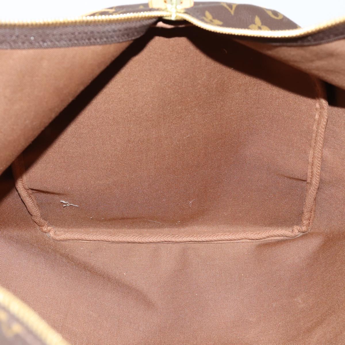 LOUIS VUITTON Monogram Keepall 55 Boston Bag M41424 LV Auth 154817