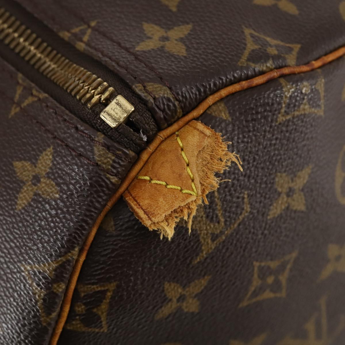 LOUIS VUITTON Monogram Keepall 55 Boston Bag M41424 LV Auth 154818