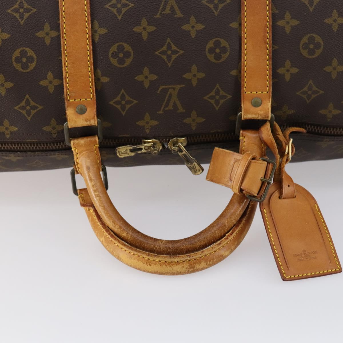 LOUIS VUITTON Monogram Keepall 60 Boston Bag M41422 LV Auth 154820