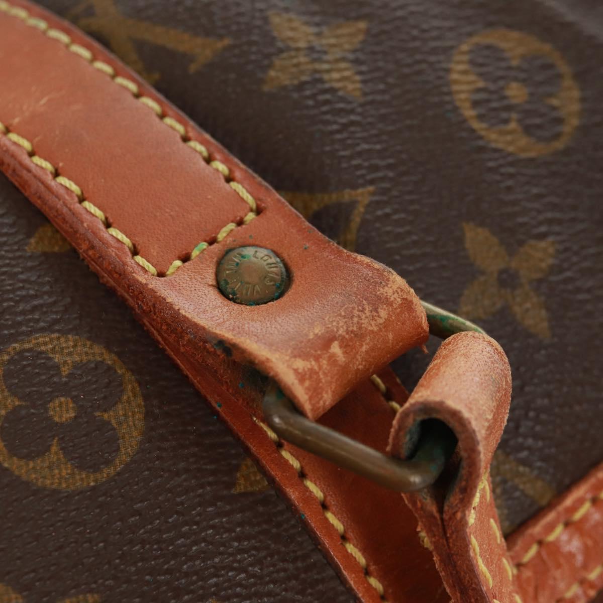 LOUIS VUITTON Monogram Sac Souple 35 Boston Bag M41626 LV Auth 154822