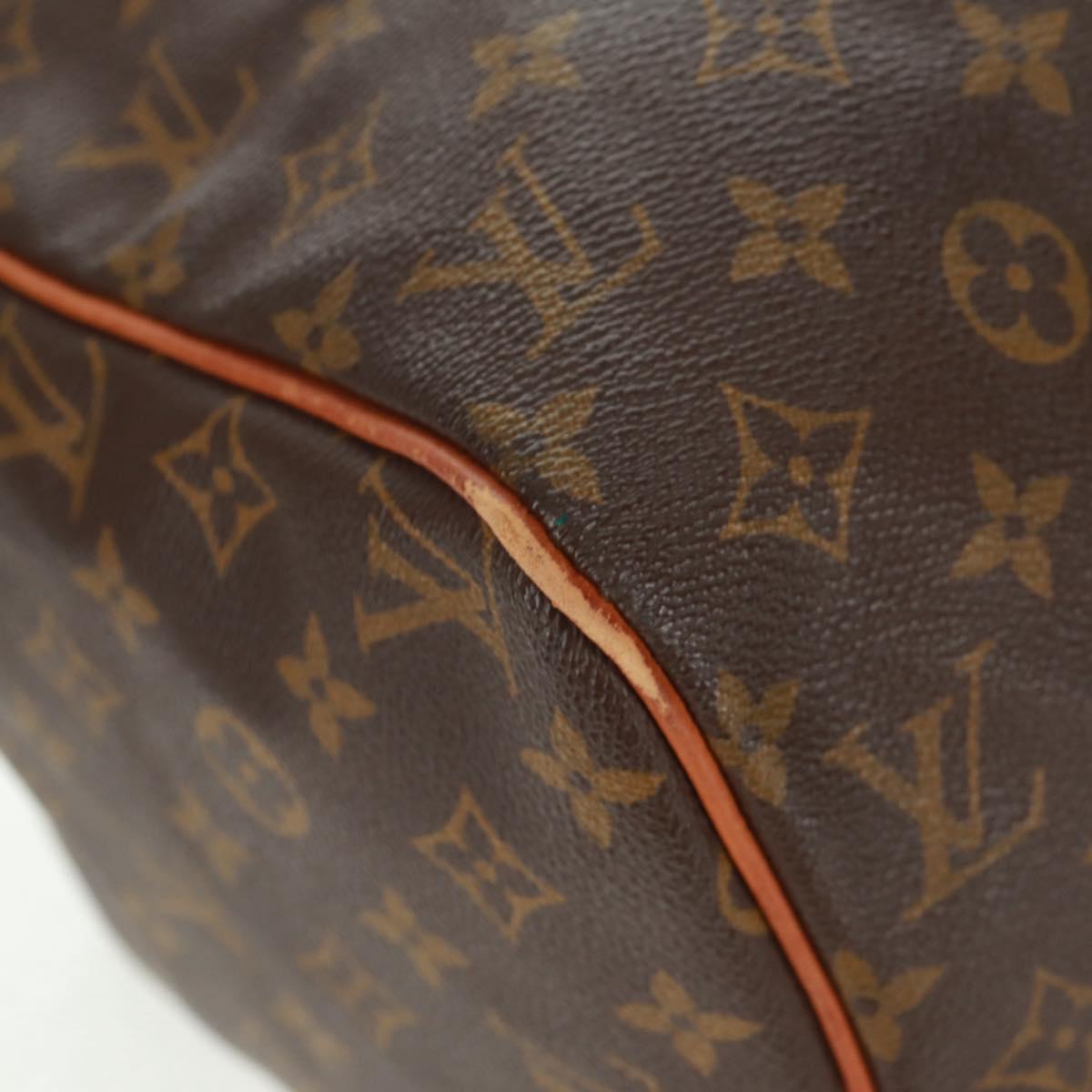 LOUIS VUITTON Monogram Sac Souple 35 Boston Bag M41626 LV Auth 154822