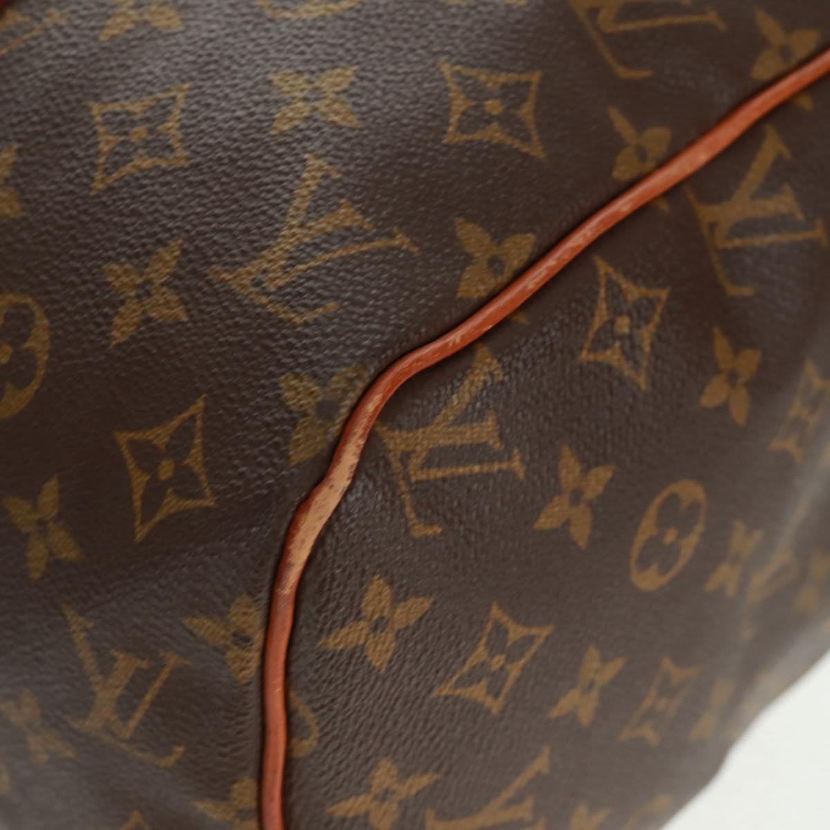 LOUIS VUITTON Monogram Sac Souple 35 Boston Bag M41626 LV Auth 154822