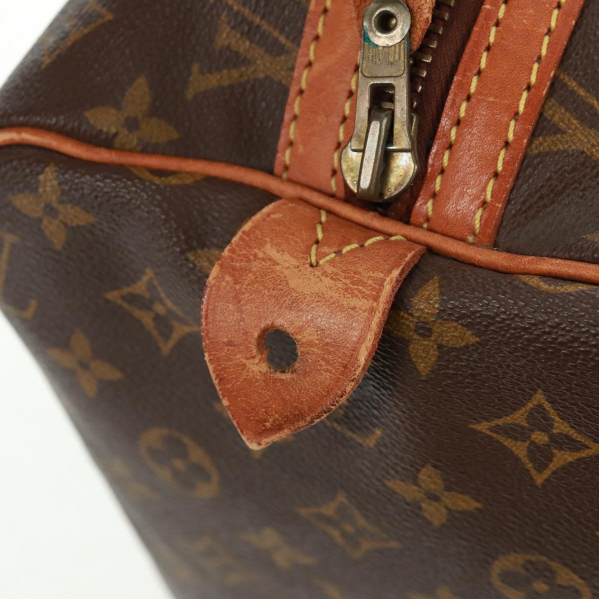 LOUIS VUITTON Monogram Sac Souple 35 Boston Bag M41626 LV Auth 154822