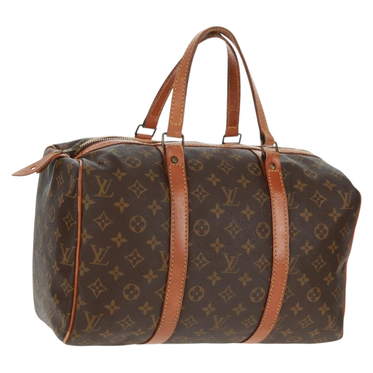 LOUIS VUITTON Monogram Sac Souple 35 Boston Bag M41626 LV Auth 154822