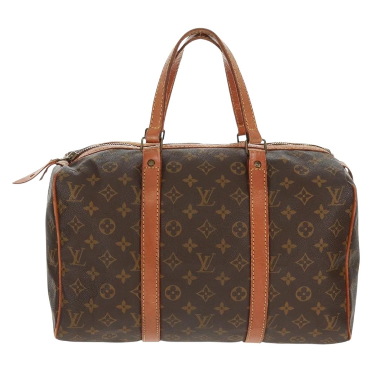 LOUIS VUITTON Monogram Sac Souple 35 Boston Bag M41626 LV Auth 154822