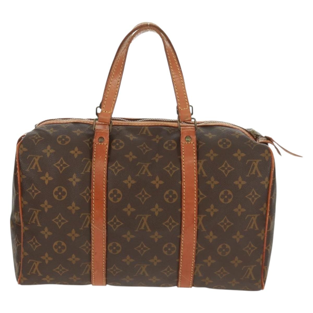 LOUIS VUITTON Monogram Sac Souple 35 Boston Bag M41626 LV Auth 154822