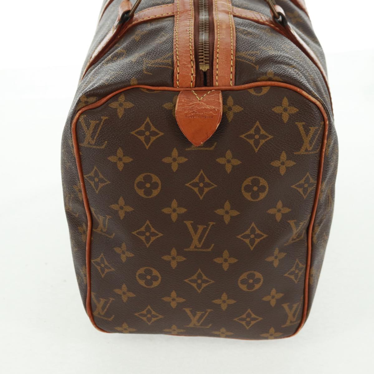 LOUIS VUITTON Monogram Sac Souple 35 Boston Bag M41626 LV Auth 154822