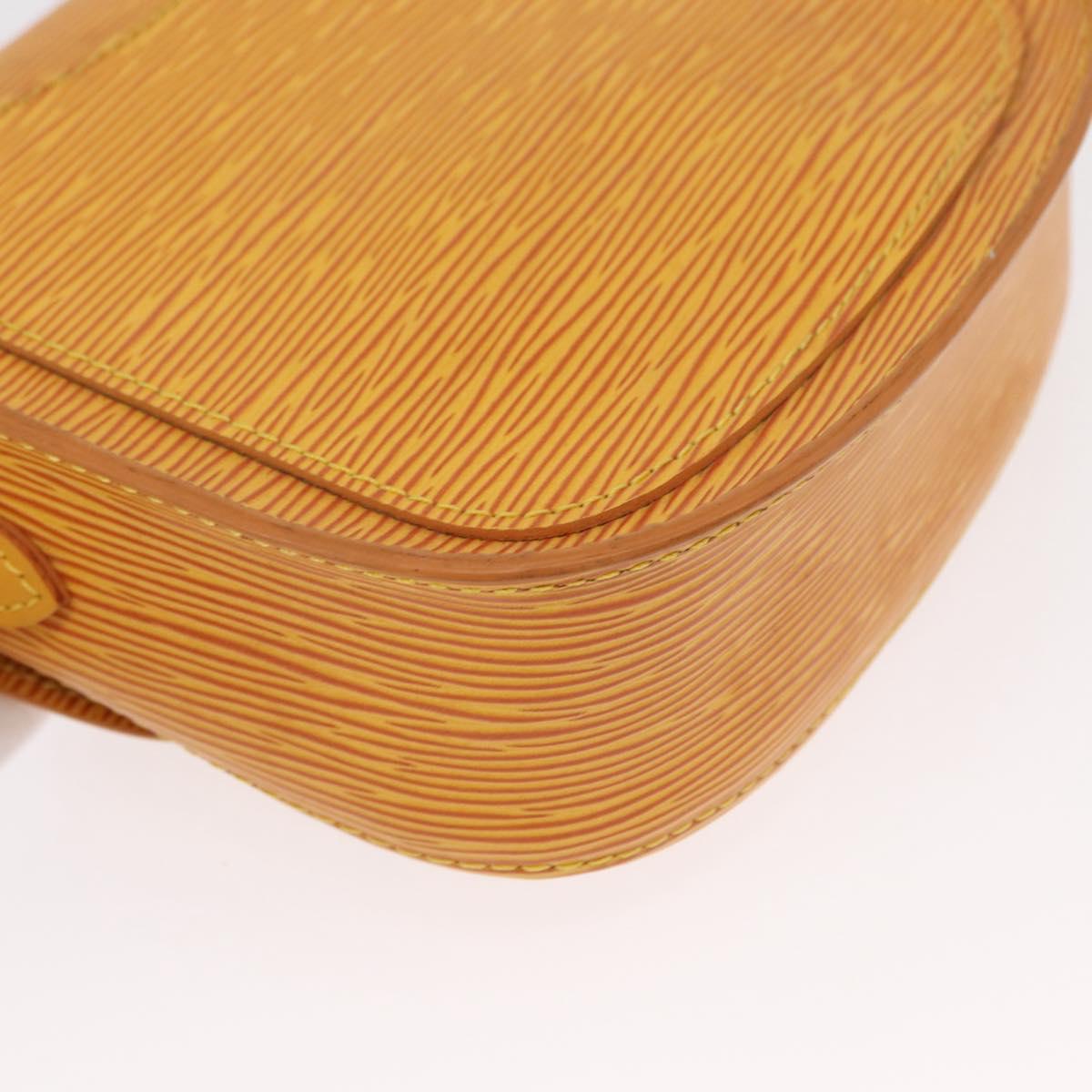 LOUIS VUITTON Epi Saint Cloud PM Shoulder Bag Yellow M52219 LV Auth 154823