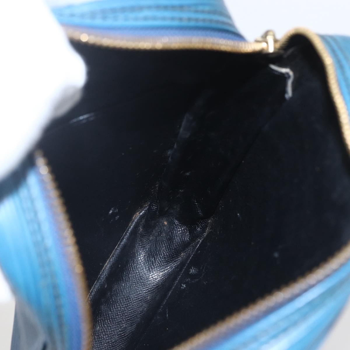 LOUIS VUITTON Epi Danube Shoulder Bag Blue M45635 LV Auth 154824