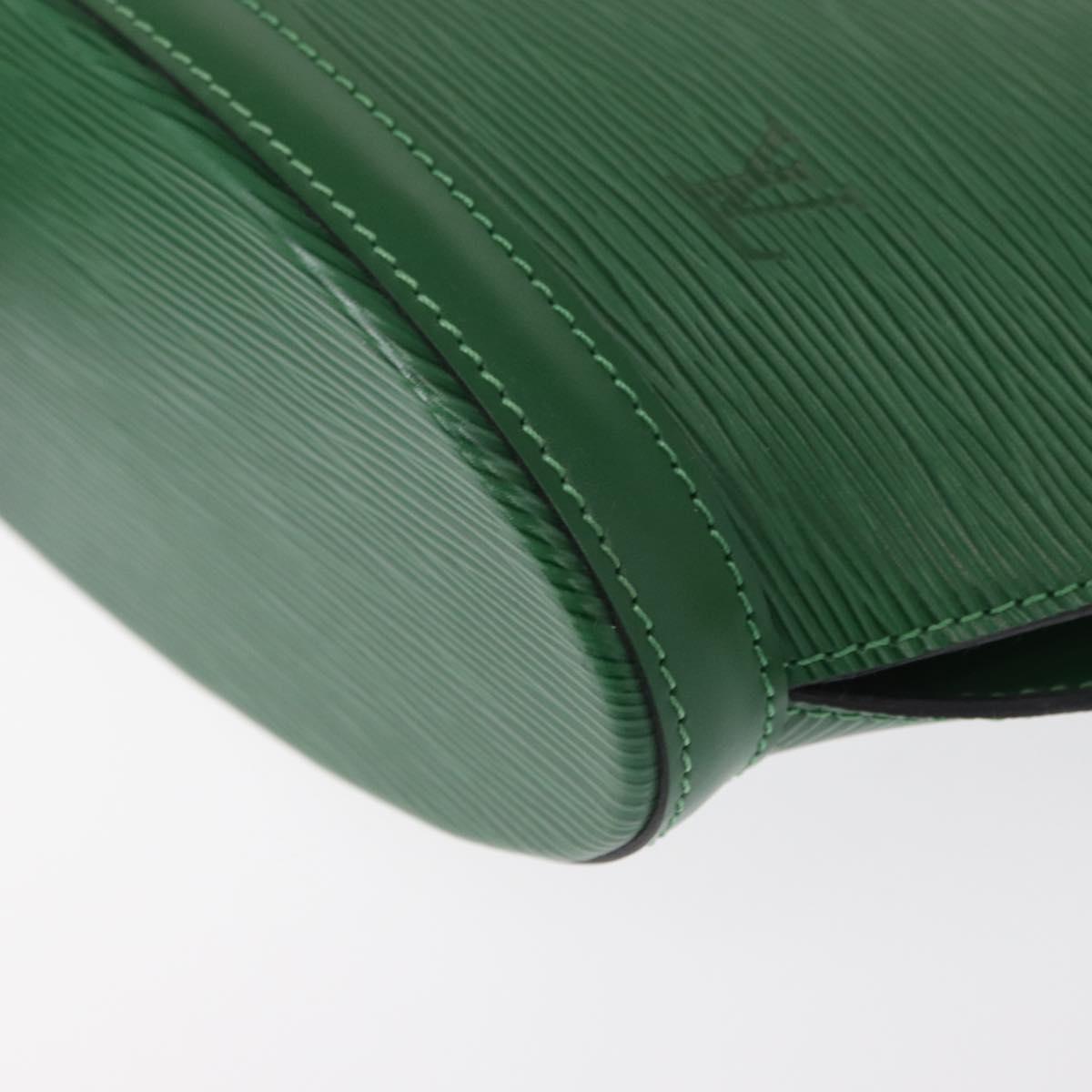 LOUIS VUITTON Epi Saint Jacques Hand Bag Green M52274 LV Auth 154825