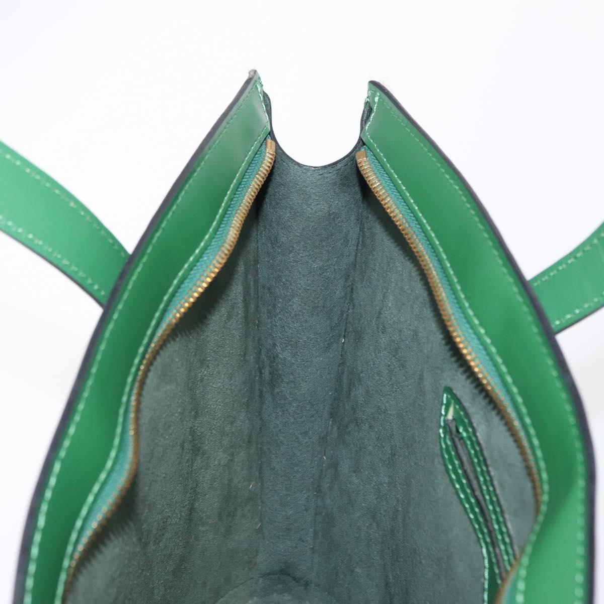 LOUIS VUITTON Epi Saint Jacques Hand Bag Green M52274 LV Auth 154825