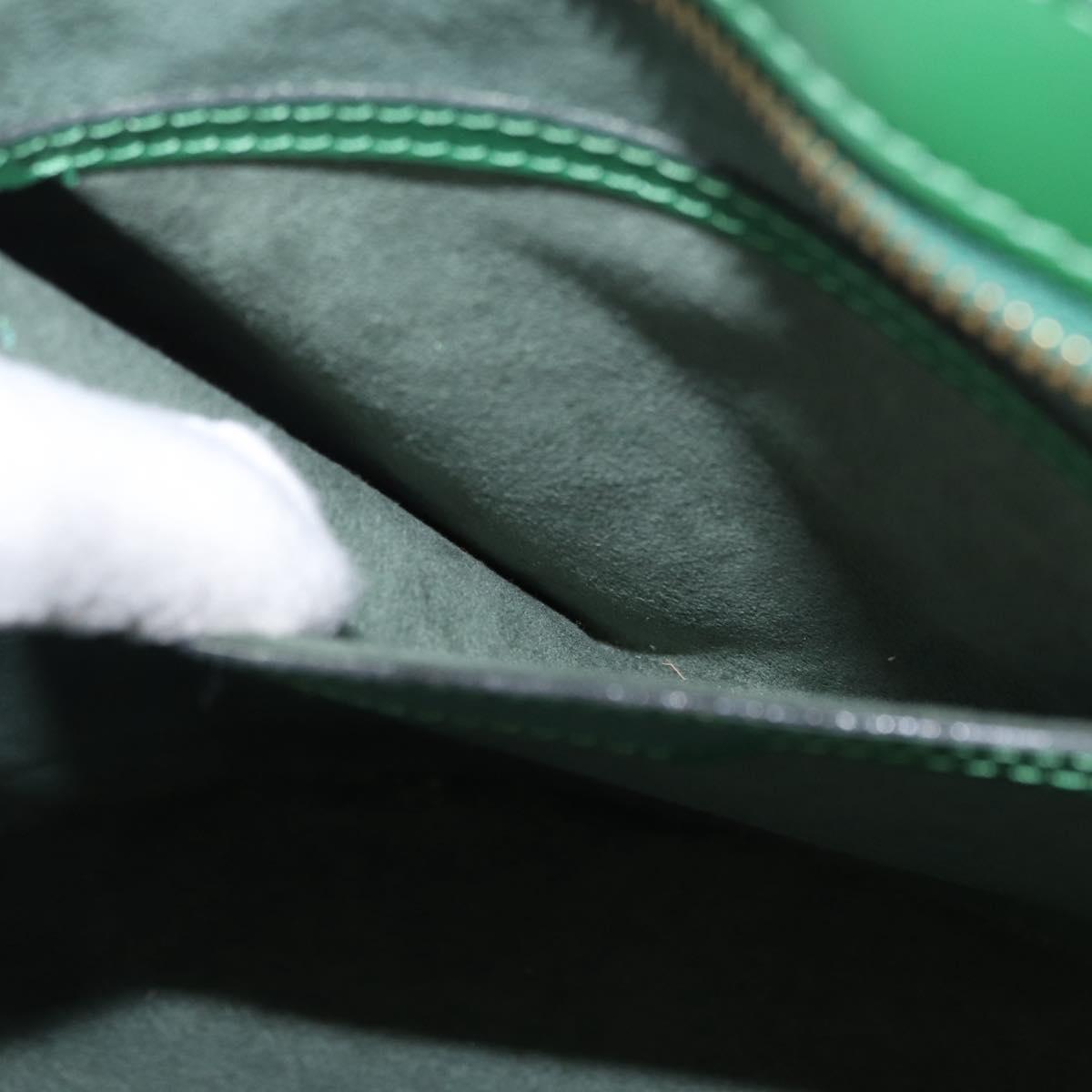 LOUIS VUITTON Epi Saint Jacques Hand Bag Green M52274 LV Auth 154825