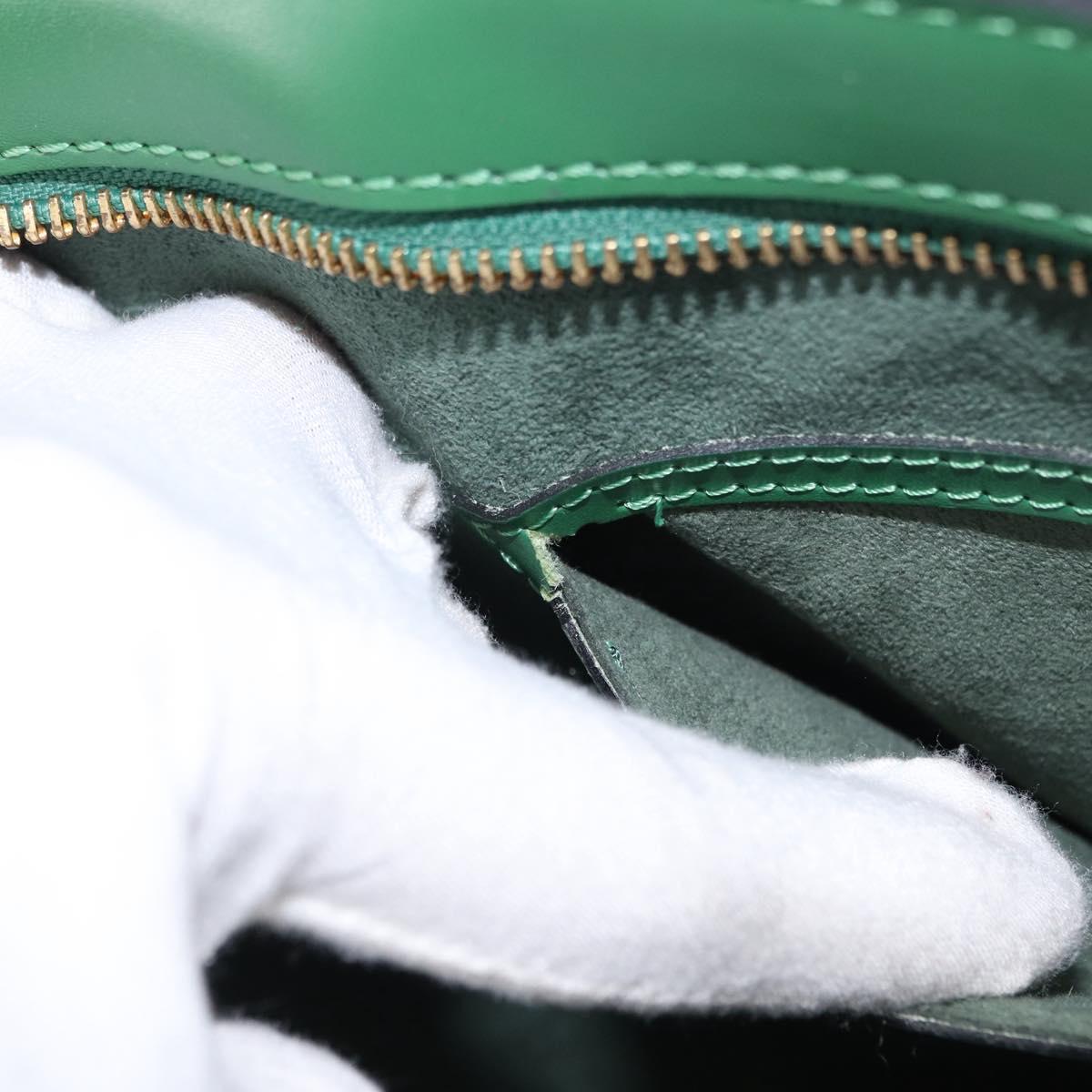 LOUIS VUITTON Epi Saint Jacques Hand Bag Green M52274 LV Auth 154825