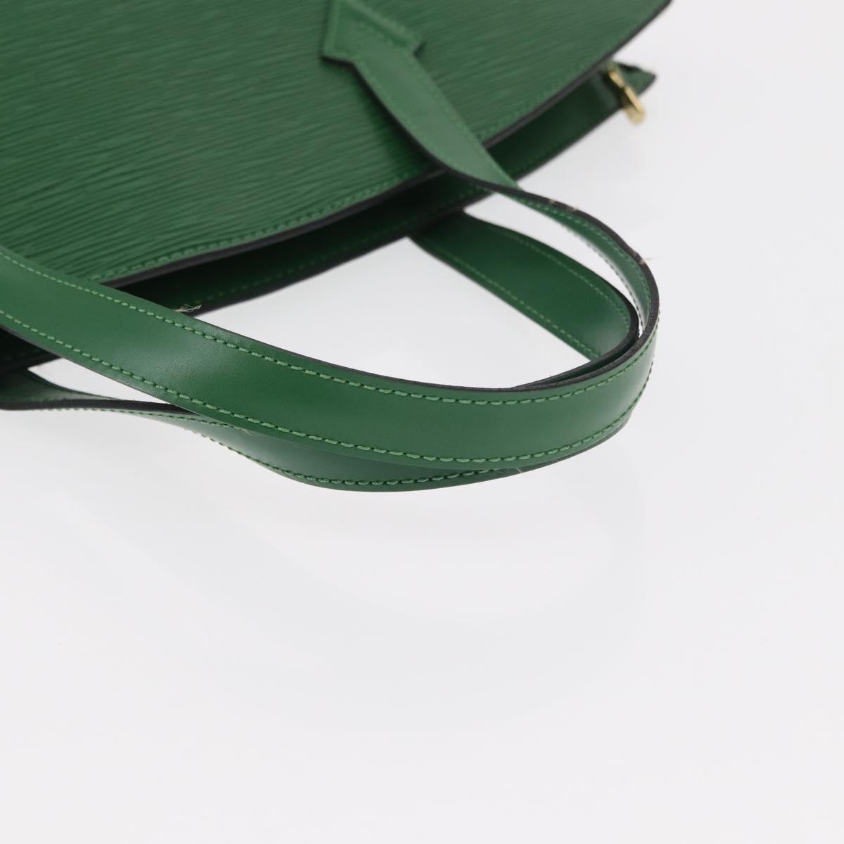 LOUIS VUITTON Epi Saint Jacques Hand Bag Green M52274 LV Auth 154825