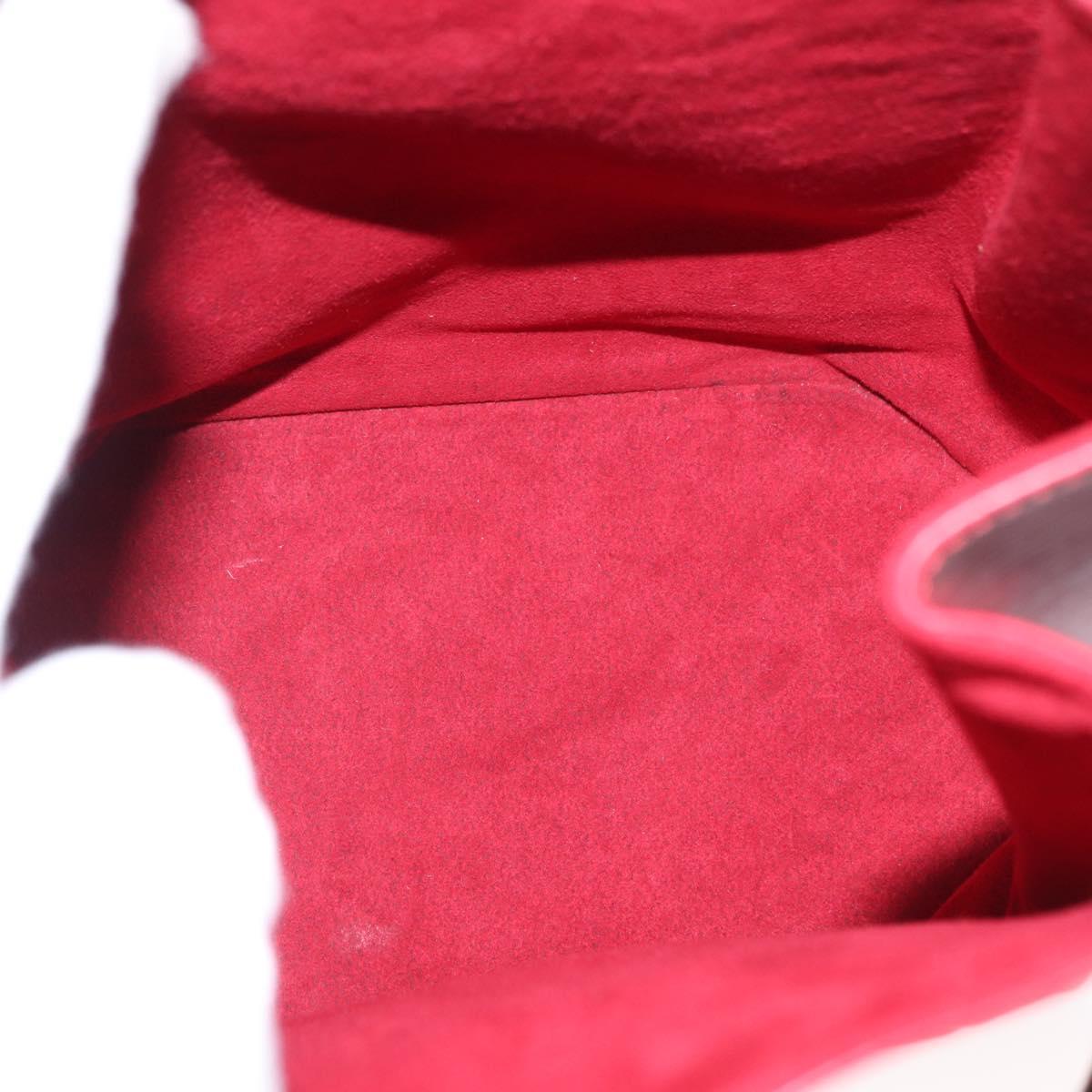 LOUIS VUITTON Epi Sac Depaule PM Shoulder Bag Red M80207 LV Auth 154826