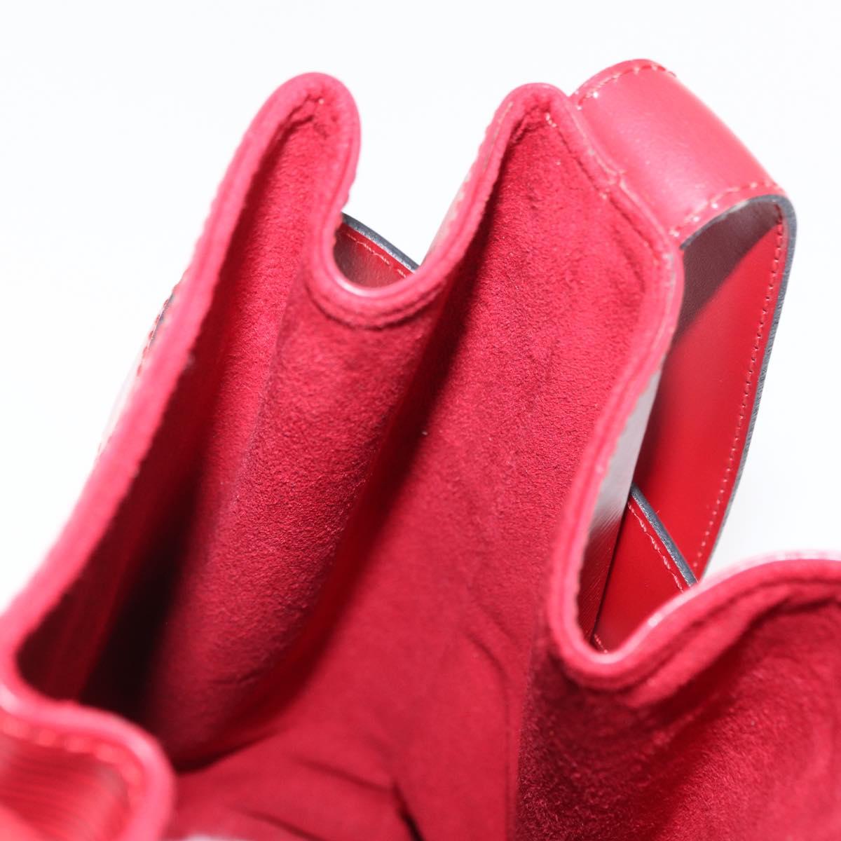 LOUIS VUITTON Epi Sac Depaule PM Shoulder Bag Red M80207 LV Auth 154826