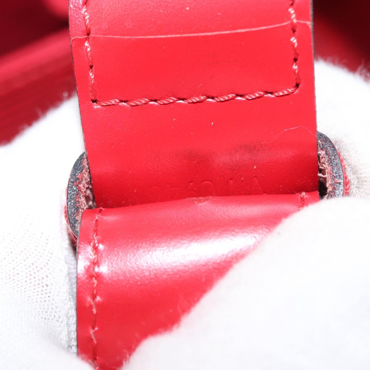 LOUIS VUITTON Epi Sac Depaule PM Shoulder Bag Red M80207 LV Auth 154826