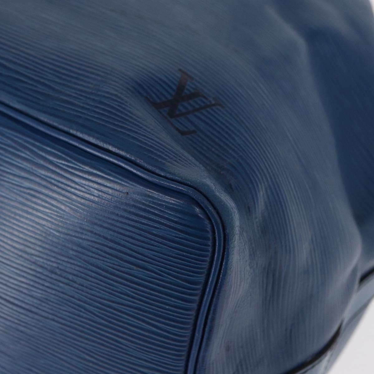 LOUIS VUITTON Epi Petit Noe Shoulder Bag Blue M44105 LV Auth 154827