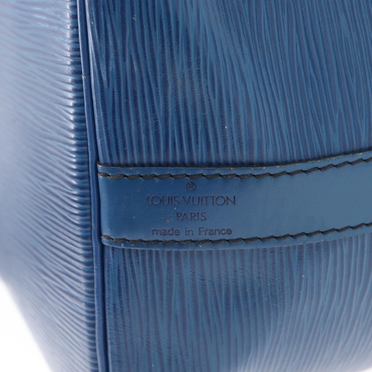 LOUIS VUITTON Epi Petit Noe Shoulder Bag Blue M44105 LV Auth 154827