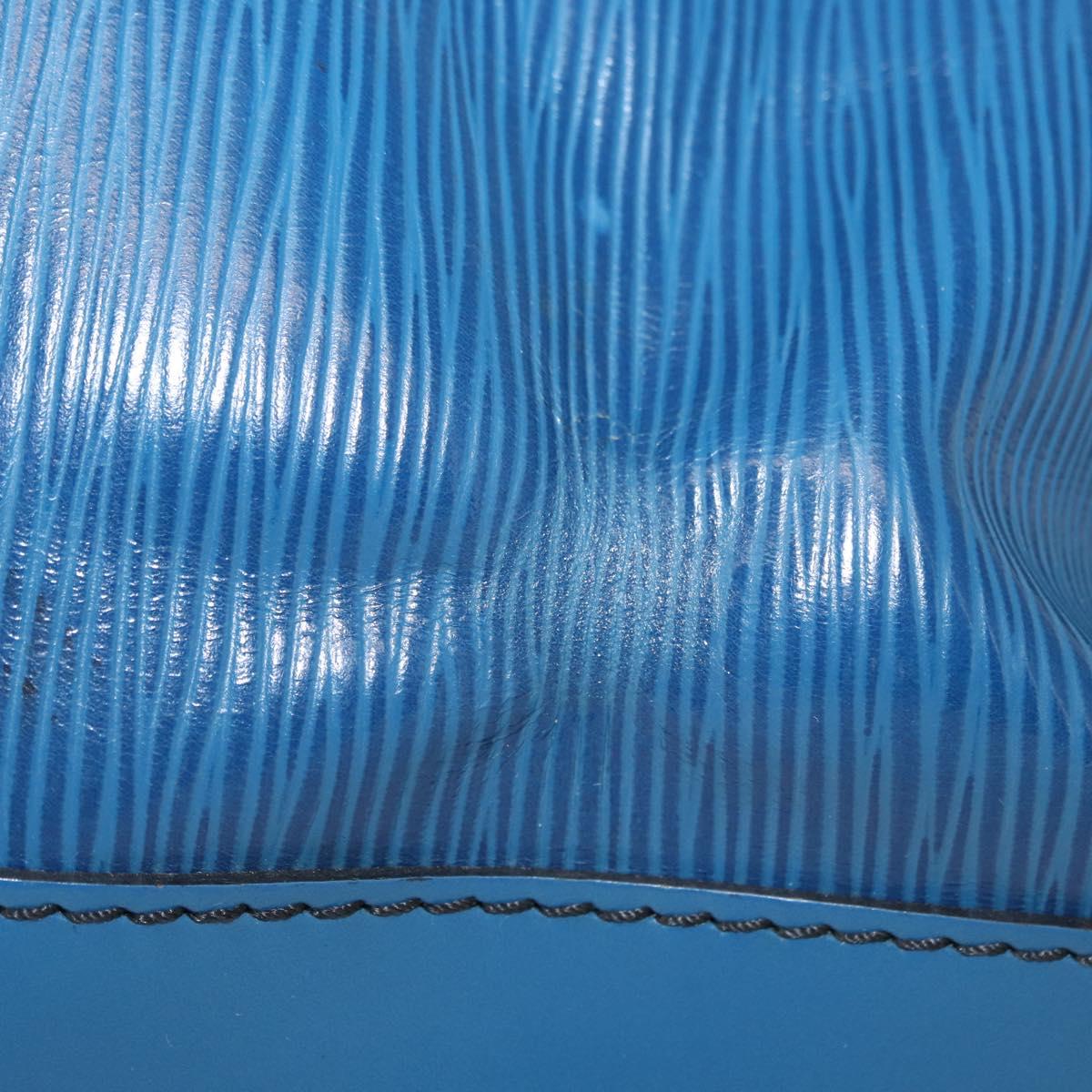 LOUIS VUITTON Epi Petit Noe Shoulder Bag Blue M44105 LV Auth 154827