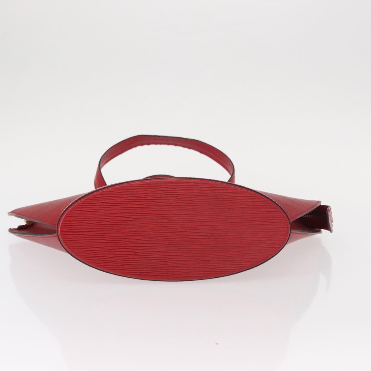 LOUIS VUITTON Epi Saint Jacques Shopping Shoulder Bag Red M52277 LV Auth 154831