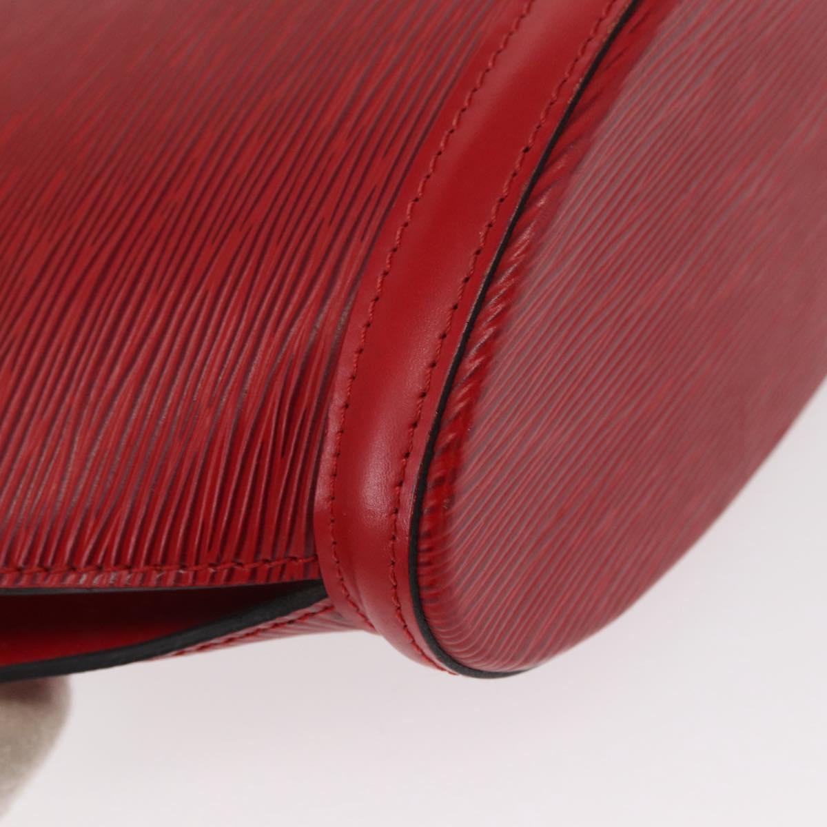LOUIS VUITTON Epi Saint Jacques Shopping Shoulder Bag Red M52277 LV Auth 154831
