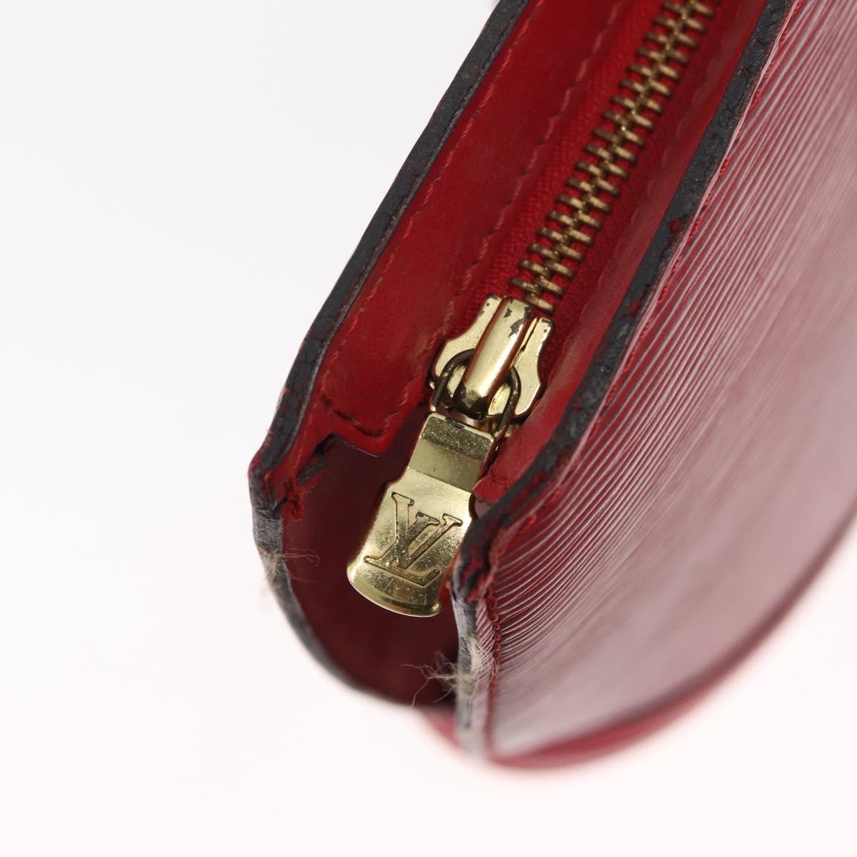 LOUIS VUITTON Epi Saint Jacques Shopping Shoulder Bag Red M52277 LV Auth 154831