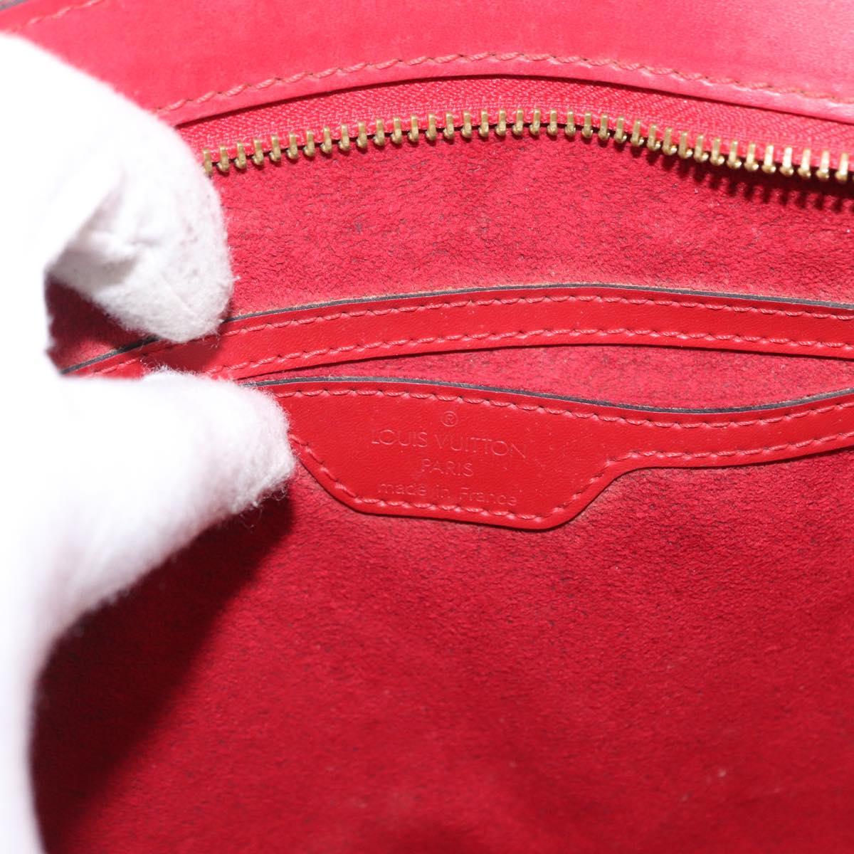 LOUIS VUITTON Epi Saint Jacques Shopping Shoulder Bag Red M52277 LV Auth 154831