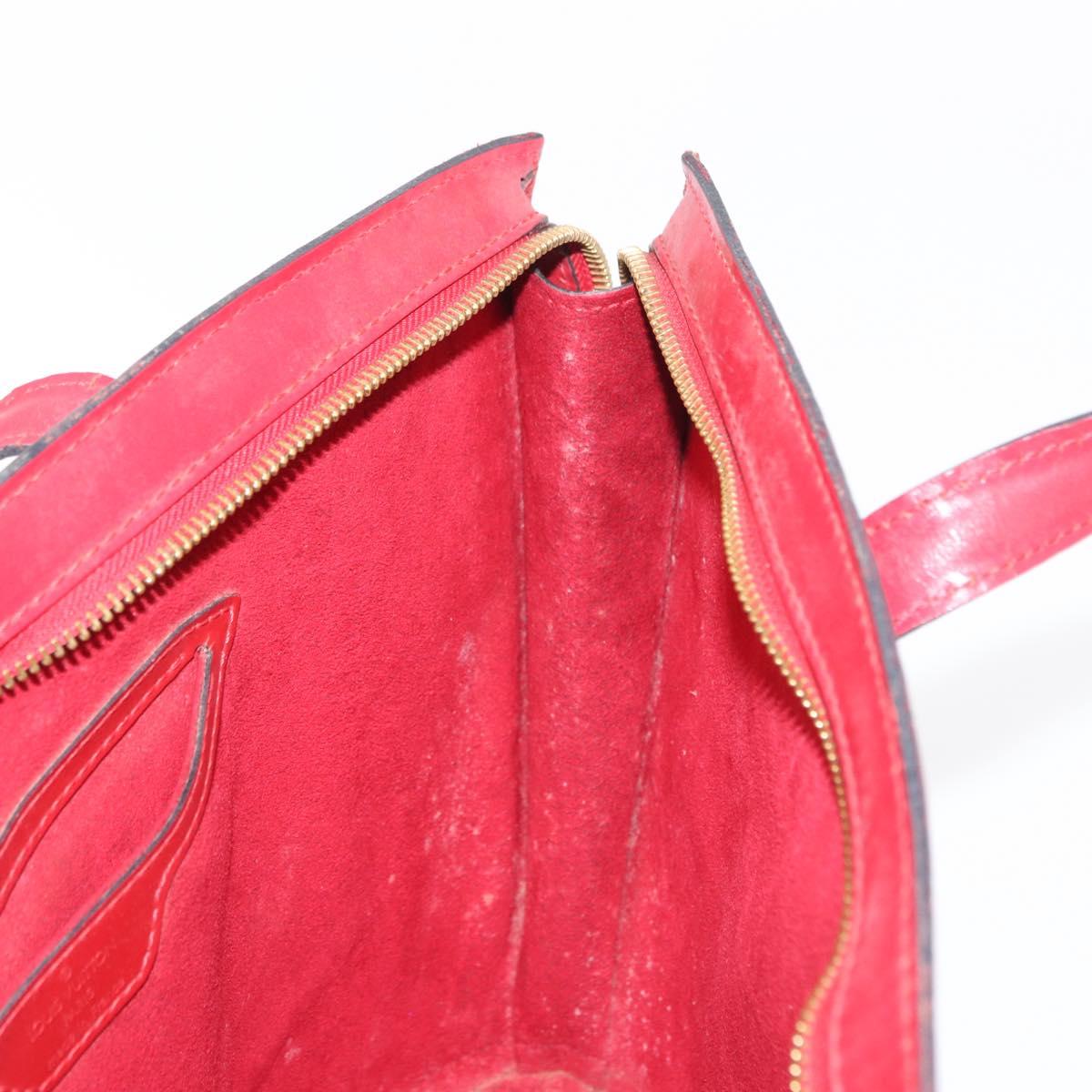 LOUIS VUITTON Epi Saint Jacques Shopping Shoulder Bag Red M52277 LV Auth 154831