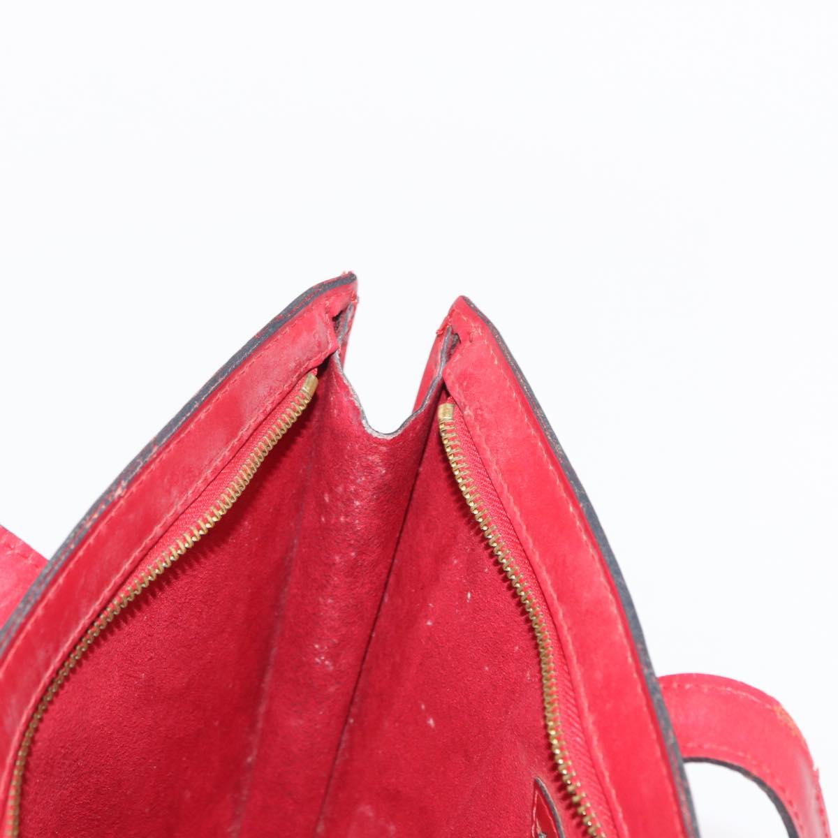 LOUIS VUITTON Epi Saint Jacques Shopping Shoulder Bag Red M52277 LV Auth 154831