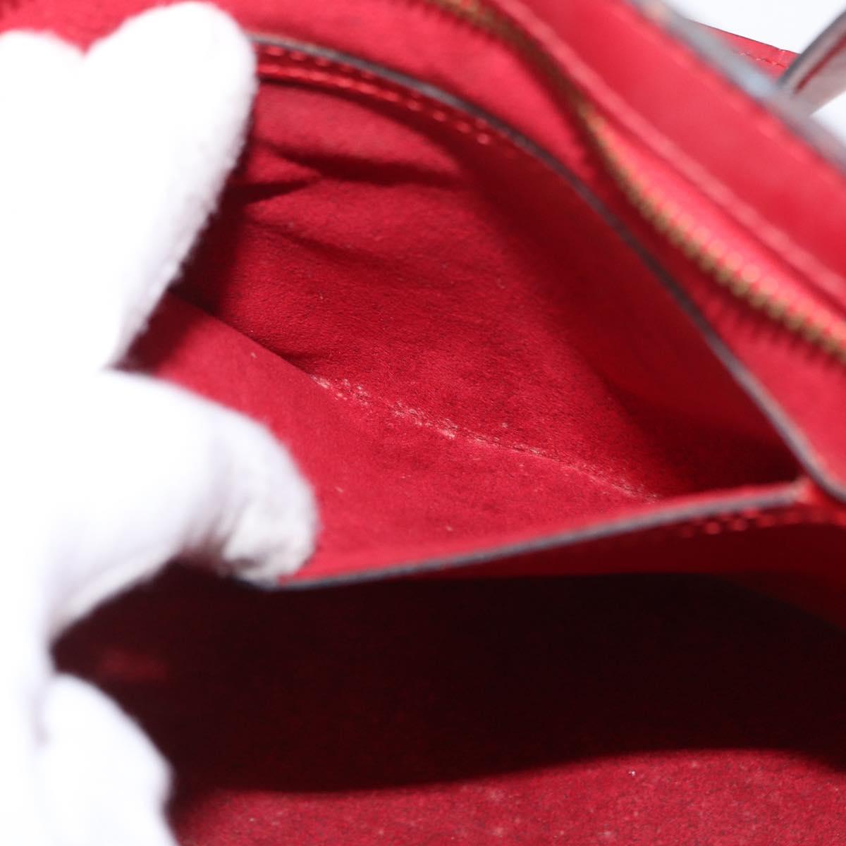 LOUIS VUITTON Epi Saint Jacques Shopping Shoulder Bag Red M52277 LV Auth 154831