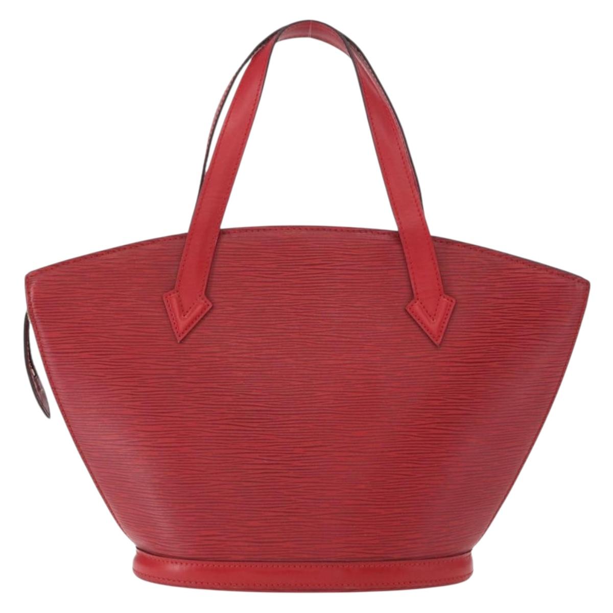LOUIS VUITTON Epi Saint Jacques Shopping Shoulder Bag Red M52277 LV Auth 154831