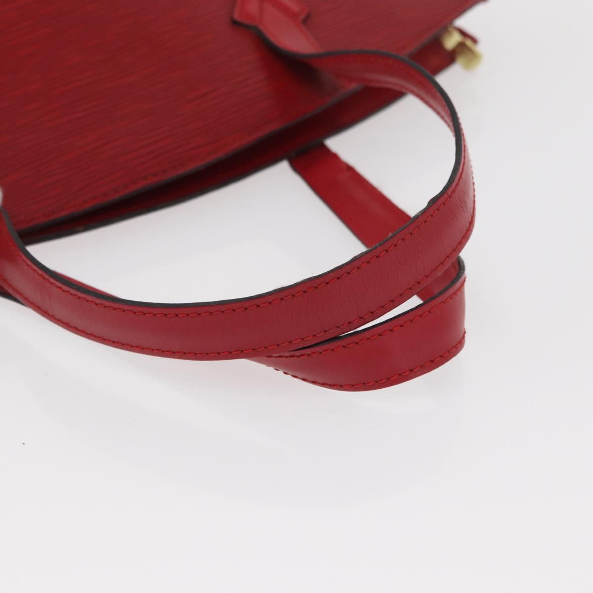 LOUIS VUITTON Epi Saint Jacques Shopping Shoulder Bag Red M52277 LV Auth 154831