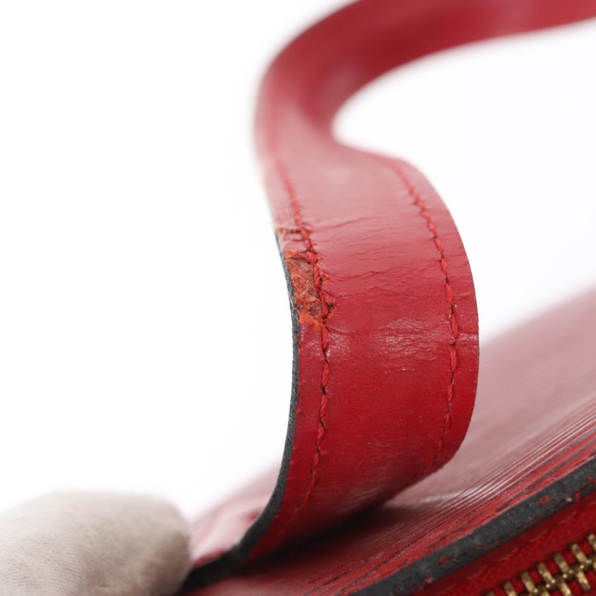 LOUIS VUITTON Epi Saint Jacques Shopping Shoulder Bag Red M52277 LV Auth 154831