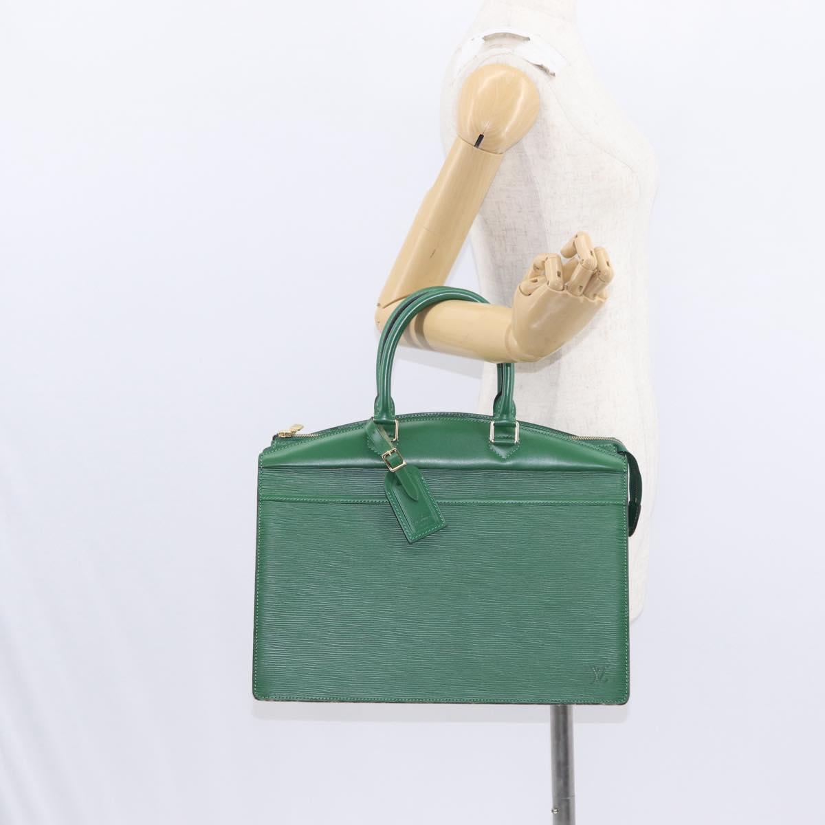 LOUIS VUITTON Epi Riviera Hand Bag Green M48184 LV Auth 154832