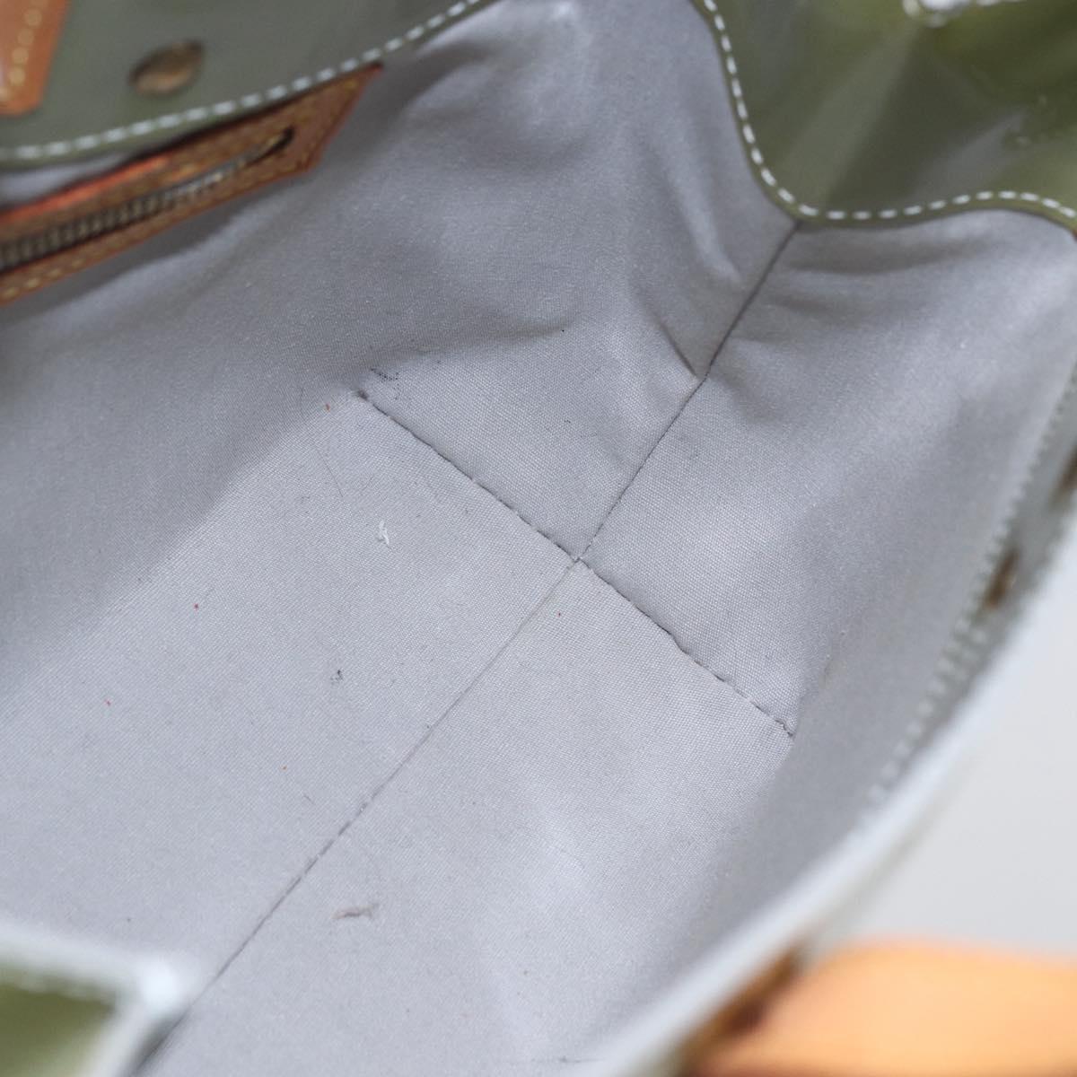 LOUIS VUITTON Monogram Vernis Reade PM Hand Bag Gris M91145 LV Auth 154835