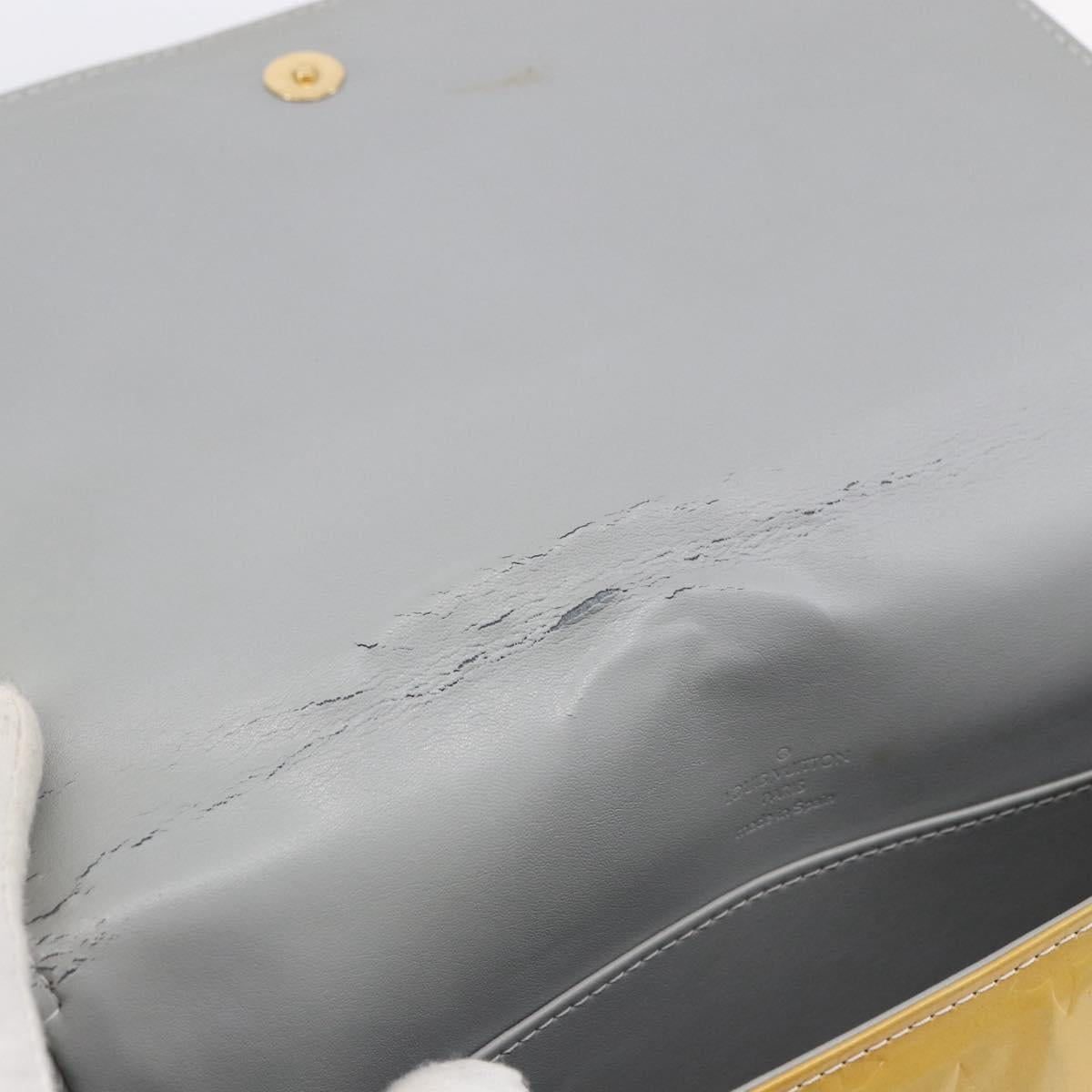 LOUIS VUITTON Monogram Vernis Thompson Street Bag Gris M91008 LV Auth 154836