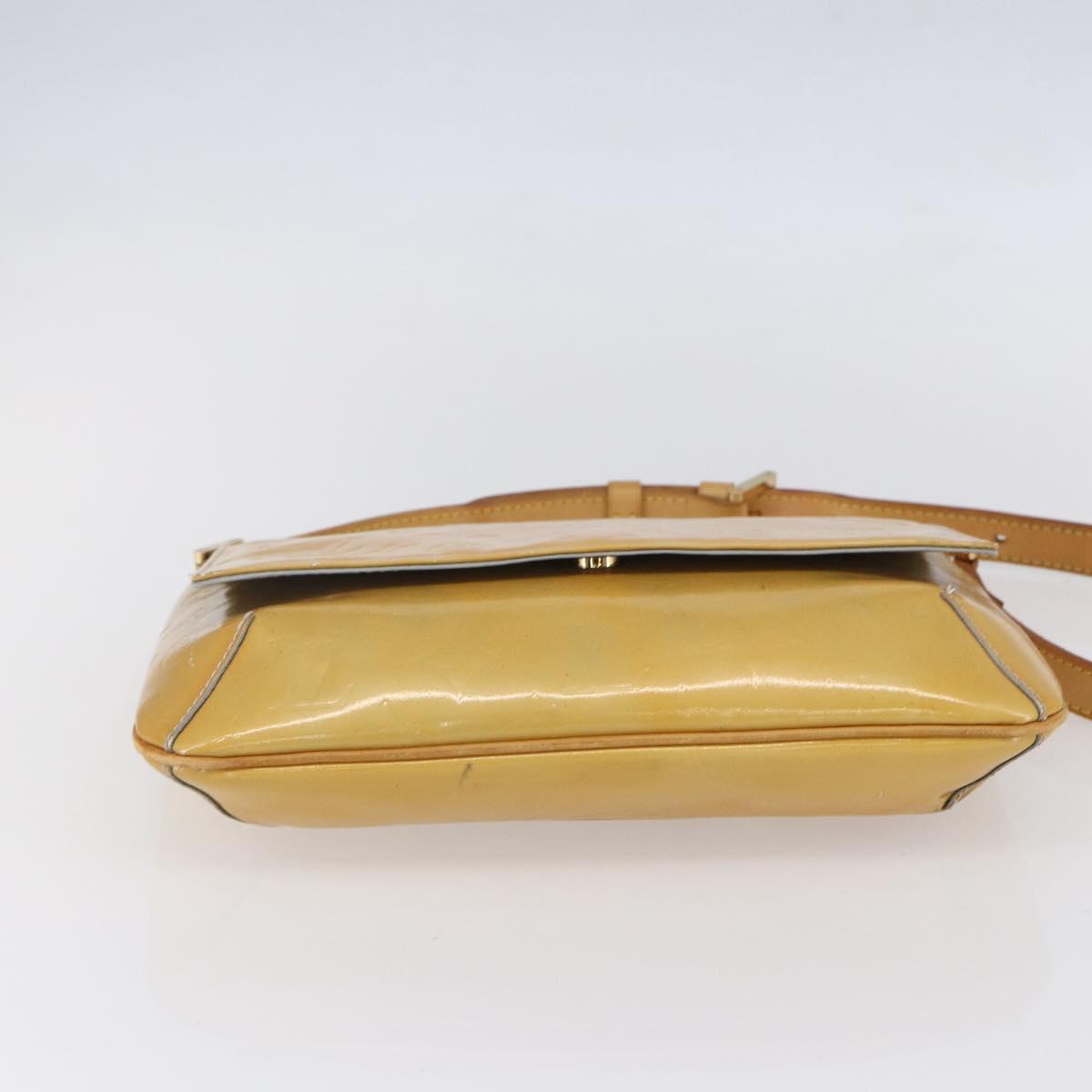 LOUIS VUITTON Monogram Vernis Thompson Street Bag Gris M91008 LV Auth 154836