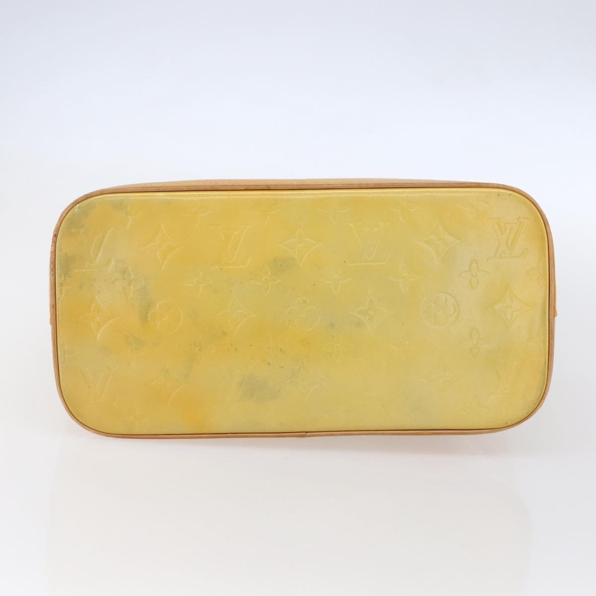 LOUIS VUITTON Monogram Vernis Houston Hand Bag Gris M91053 LV Auth 154839