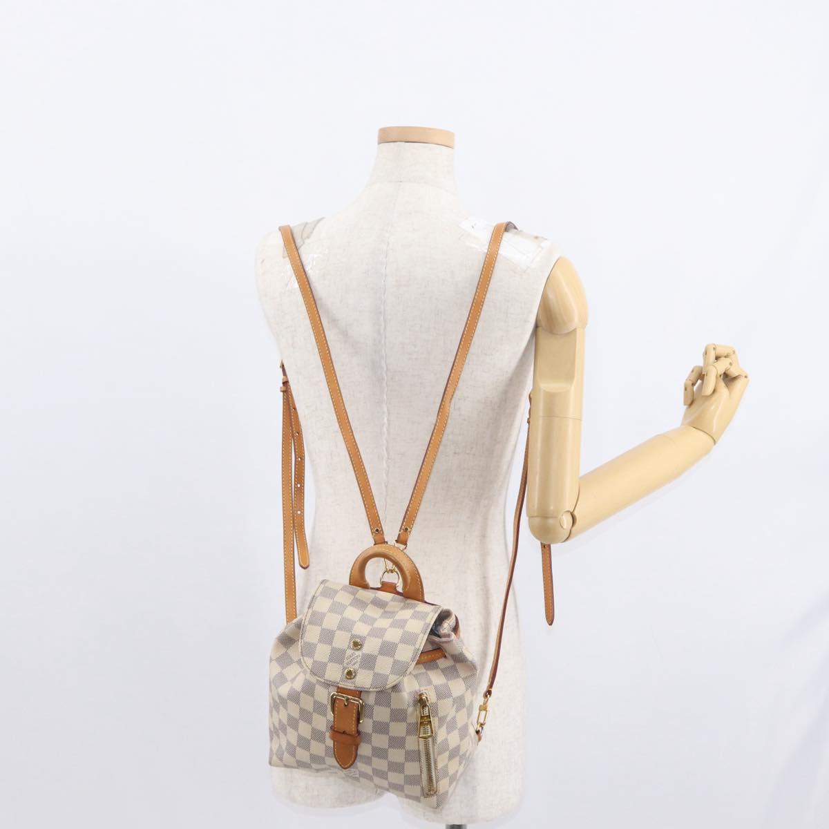 LOUIS VUITTON Damier Azur Speron BB Shoulder Bag N44026 LV Auth 154844