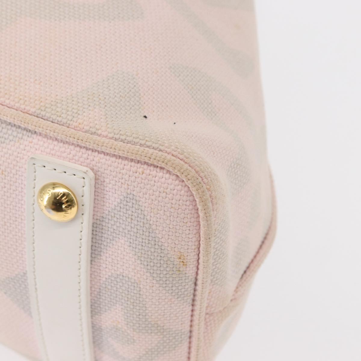 LOUIS VUITTON Cruise line Taicienne PM Bag Canvas Pink M95672 LV Auth 154848