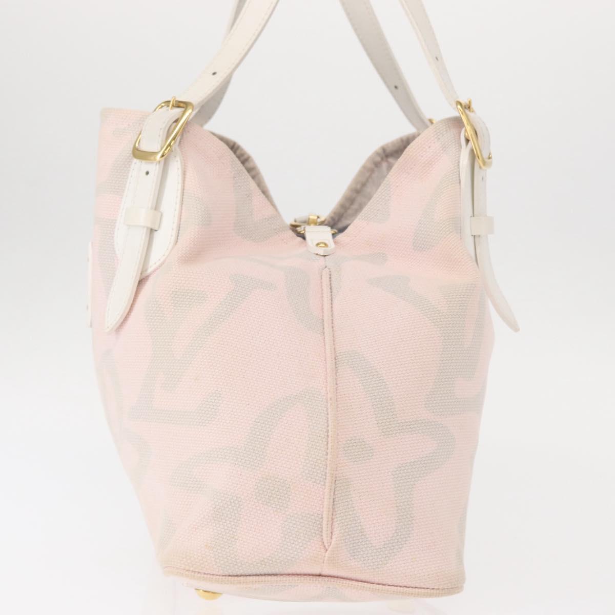 LOUIS VUITTON Cruise line Taicienne PM Bag Canvas Pink M95672 LV Auth 154848