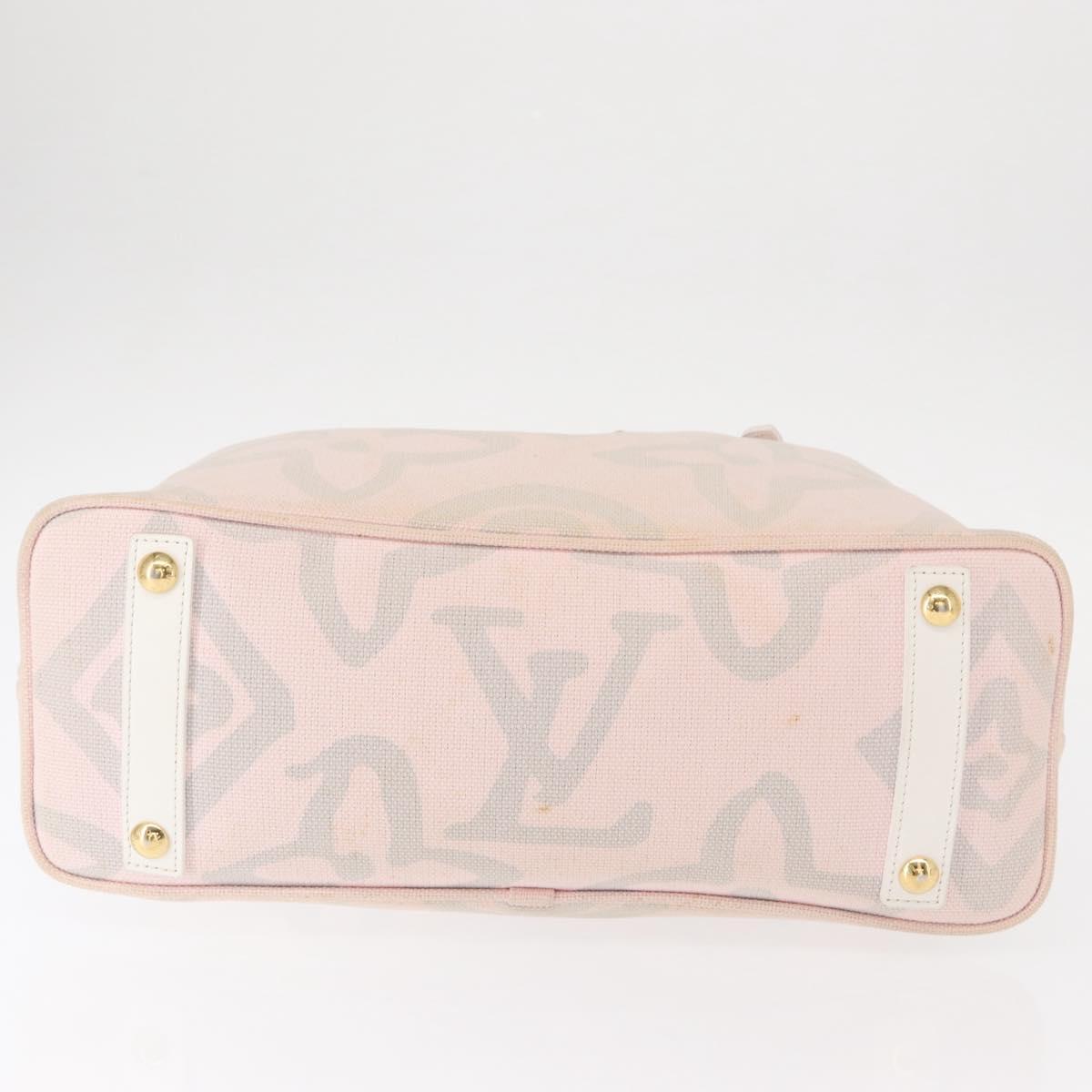 LOUIS VUITTON Cruise line Taicienne PM Bag Canvas Pink M95672 LV Auth 154848