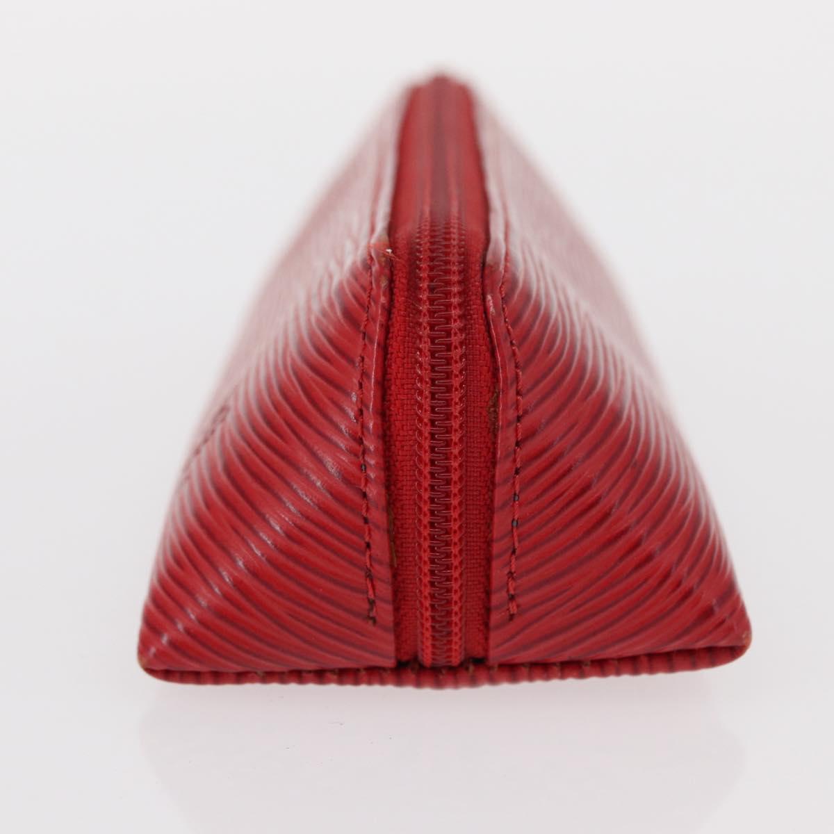LOUIS VUITTON Epi Trousse Crayons Pen Case Red M56547 LV Auth 154851