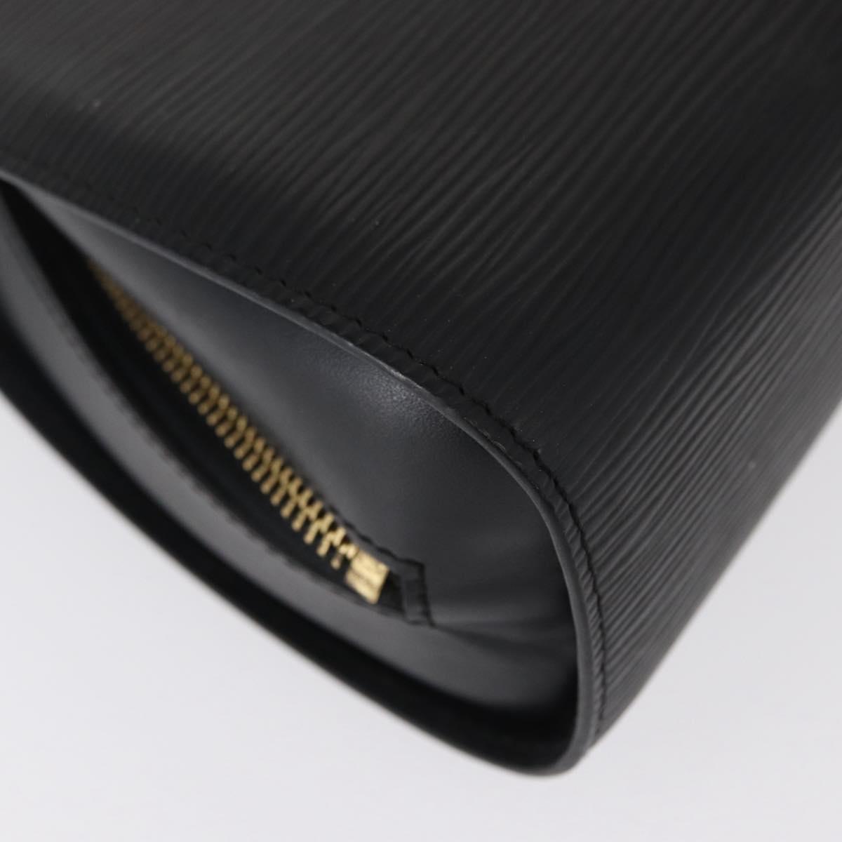 LOUIS VUITTON Epi Dauphine GM Cosmetic Pouch Black M48432 LV Auth 154852