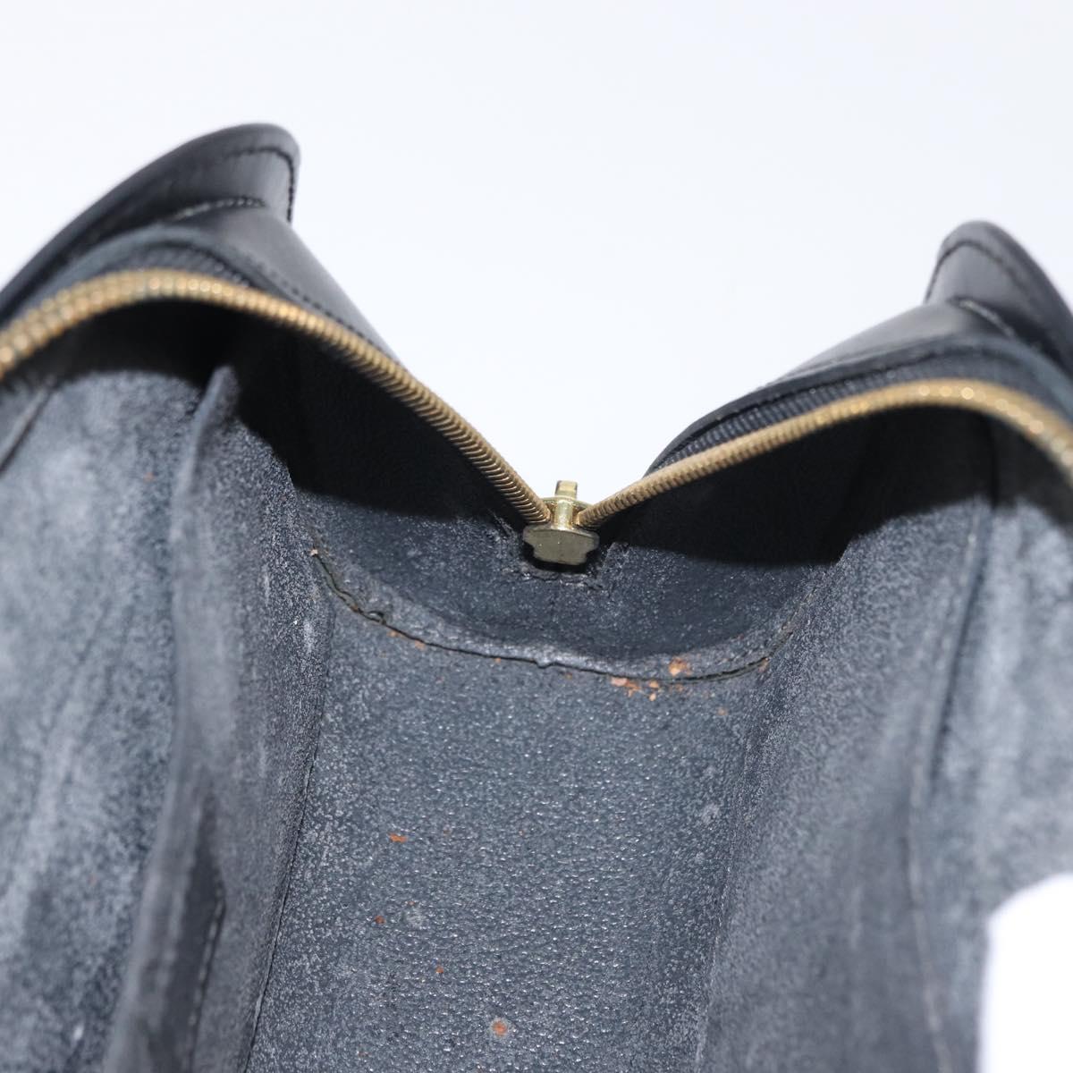 LOUIS VUITTON Epi Dauphine GM Cosmetic Pouch Black M48432 LV Auth 154852