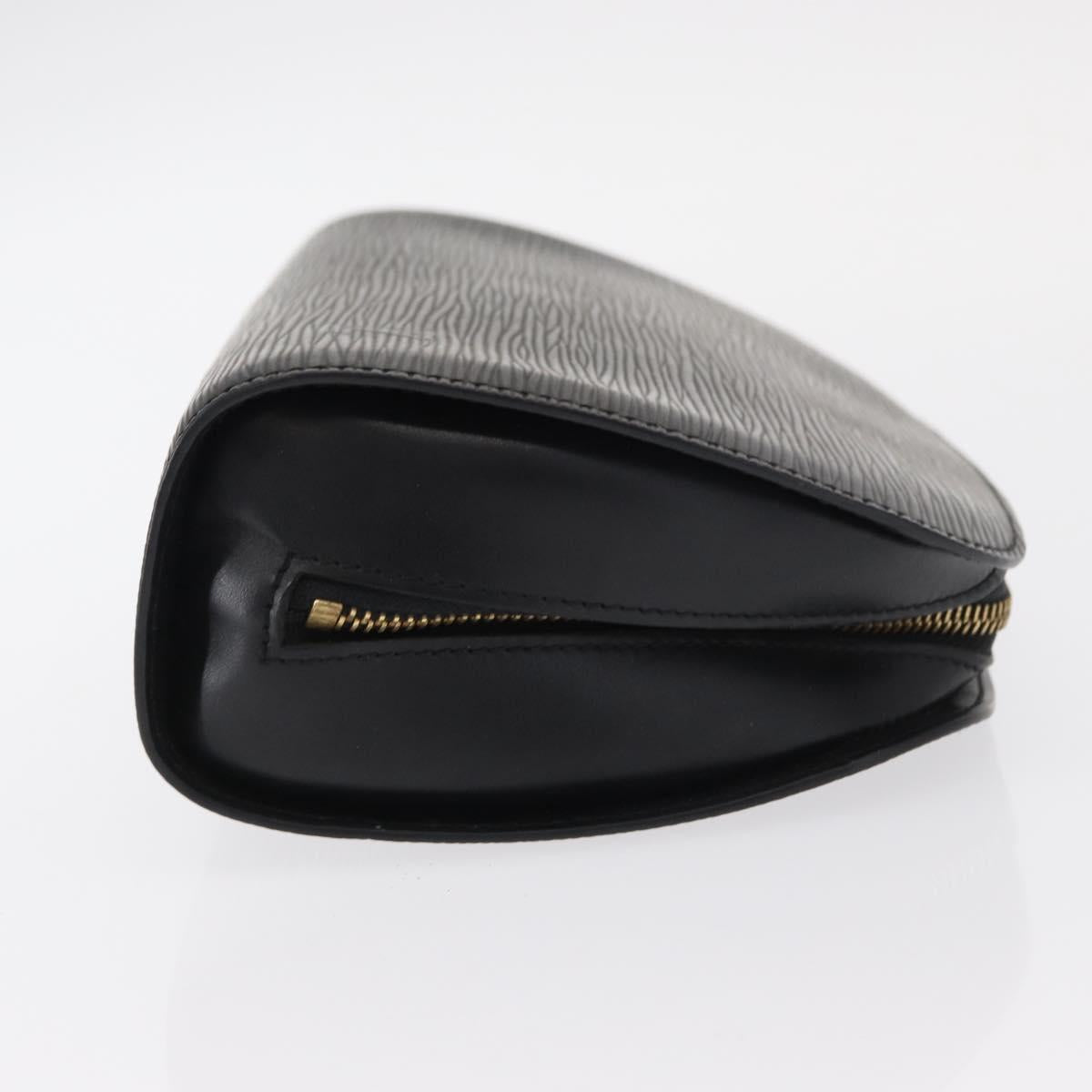 LOUIS VUITTON Epi Dauphine GM Cosmetic Pouch Black M48432 LV Auth 154852