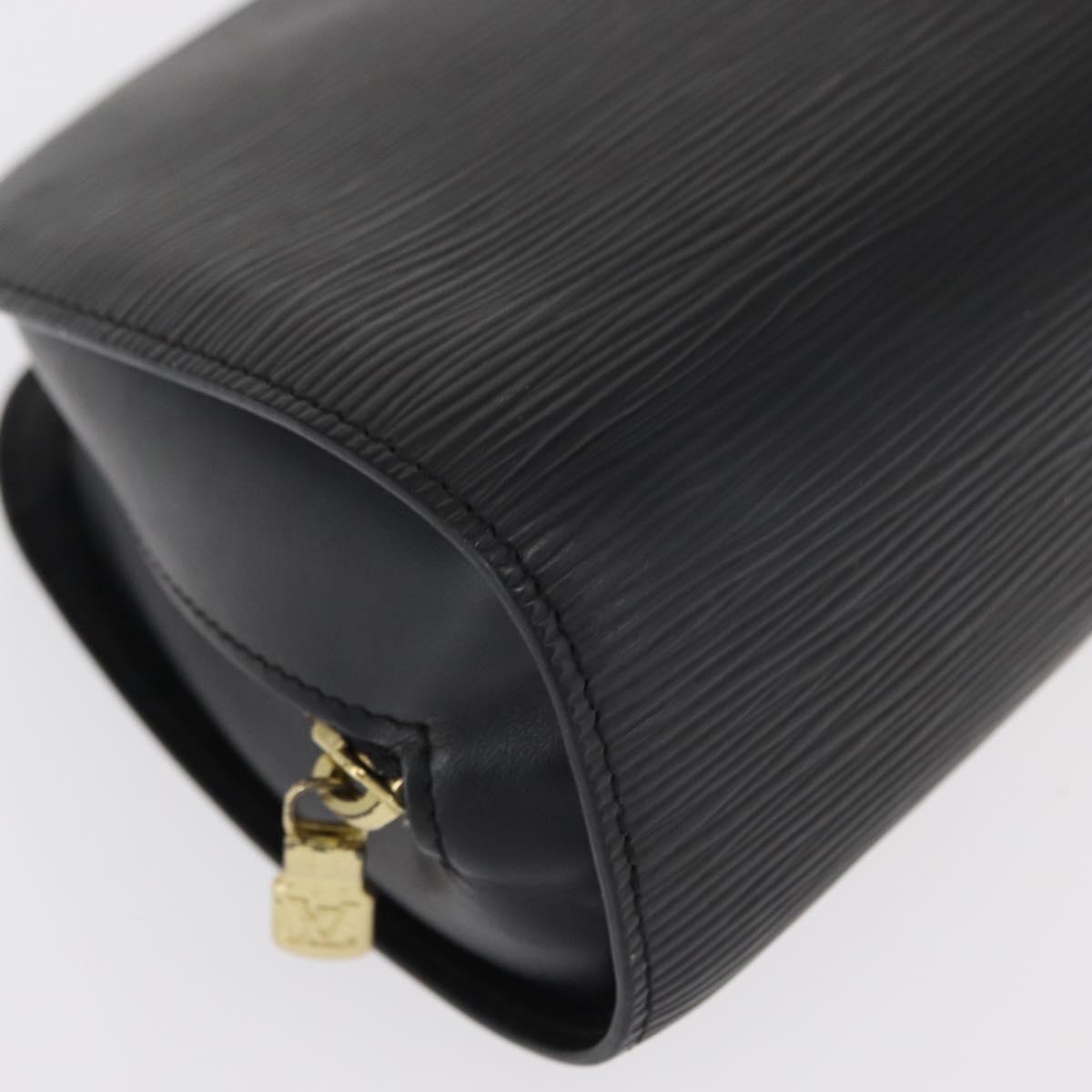 LOUIS VUITTON Epi Dauphine GM Cosmetic Pouch Black M48432 LV Auth 154852