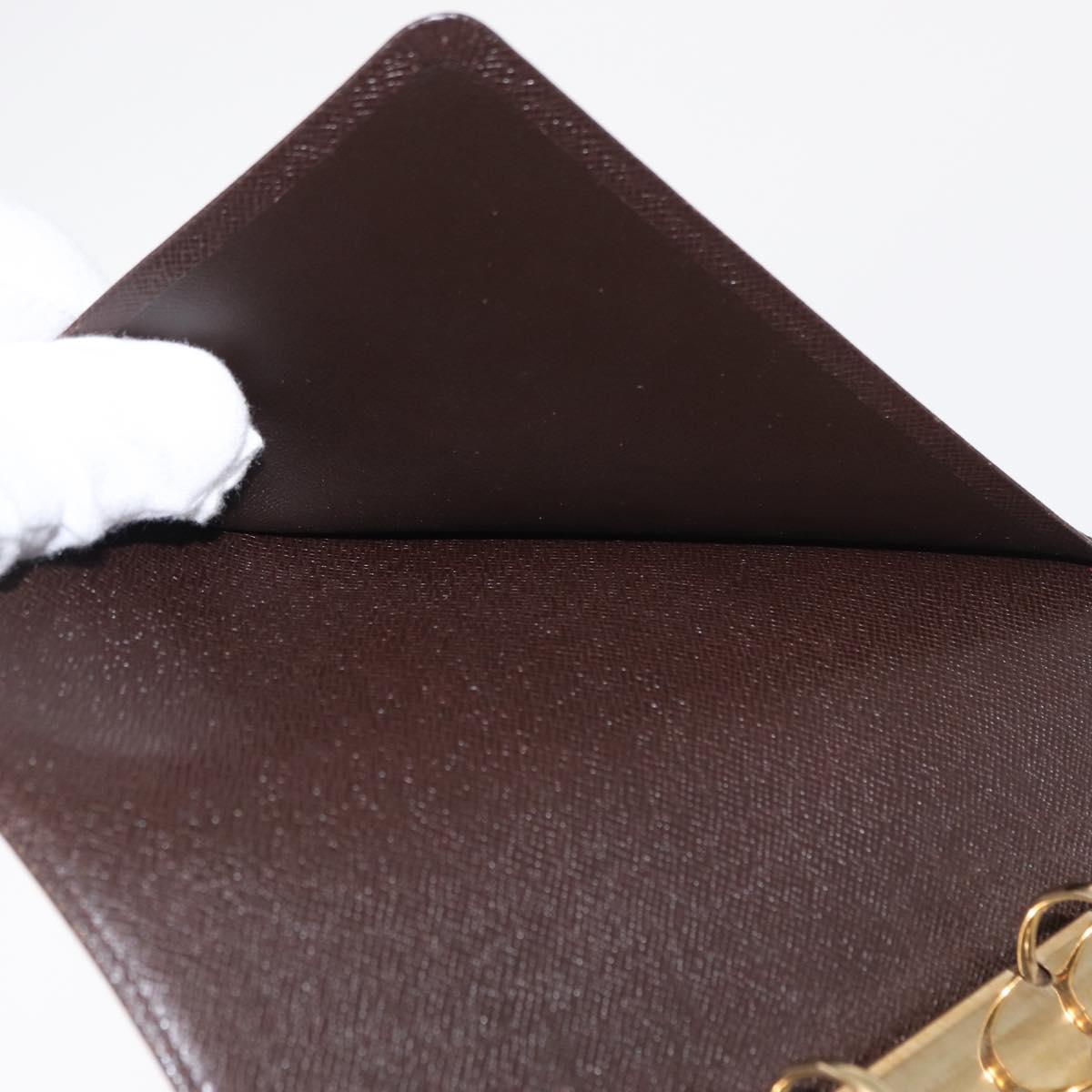 LOUIS VUITTON Damier Ebene Agenda MM Day Planner Cover R20240 LV Auth 154857